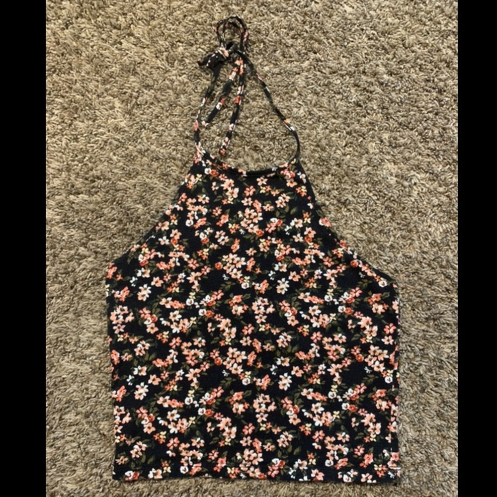 floral halter top